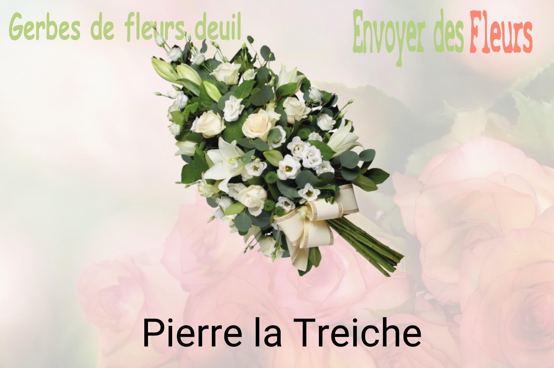 Gerbe de fleurs de deuil livrée à Pierre-la-Treiche